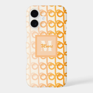 Loopy Lines - Orange Ombre Phone Case