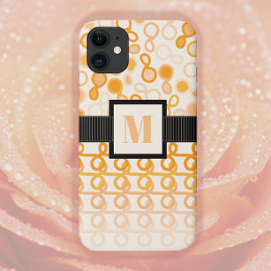 Loopy Lines with hybrid paisley - Orange Ombre Case-Mate iPhone Case