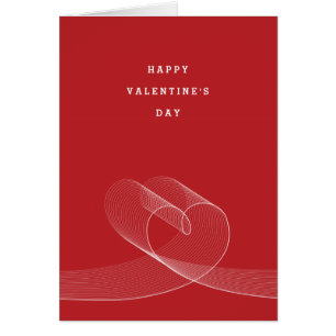 Loopy Love Lines Valentine Greeting Photo Card