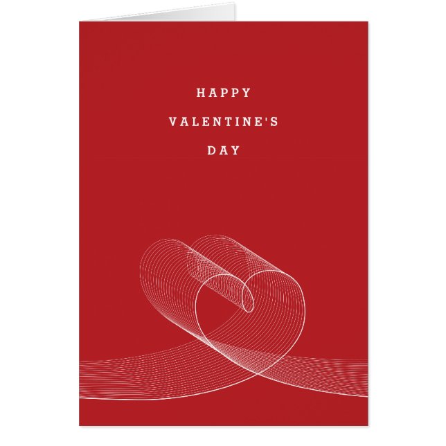 Loopy Love Lines Valentine's Day Greeting Photo (Front)