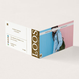 LOOS  FOLDED BUSINESS CARD