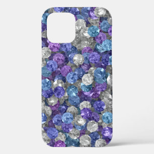 Loose Blue and Purple Gemstones iPhone 12 Pro Case