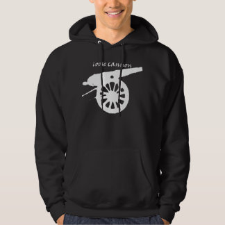 Loose Cannon black hoodie
