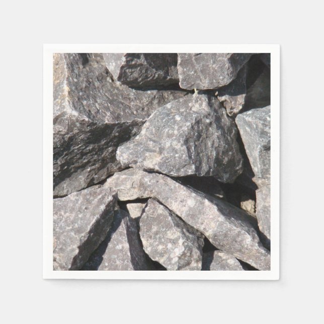 Loose Granite Rock Napkin (Front)