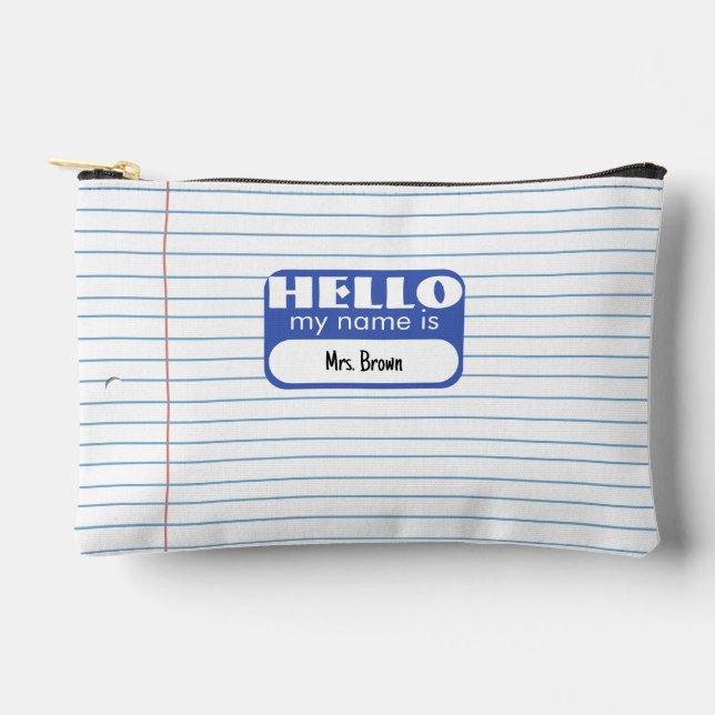Loose leaf accessory pouch (Front)
