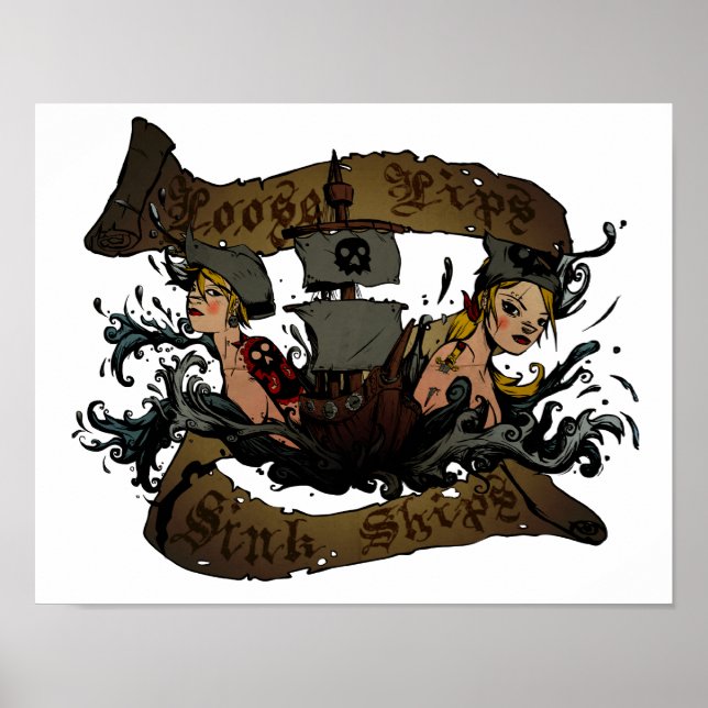 Loose Lips Sink Ships Poster (Front)