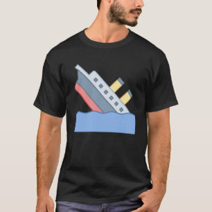 Loose lips sink Sinking Ship Titanic Iceberg T-Shirt