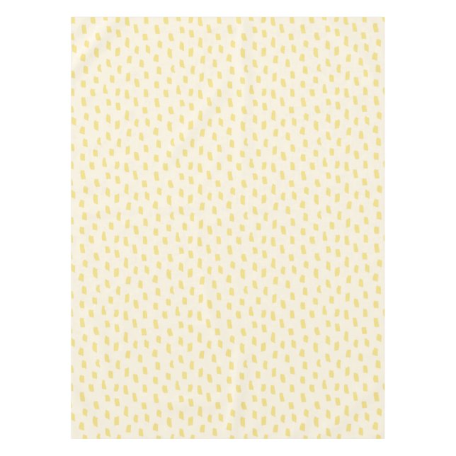 Loose Mark Butter Yellow Warm Cream Tablecloth (Front)
