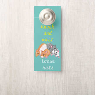 Loose rats door hanger