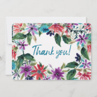 Loose Watercolor Painted Flowers |