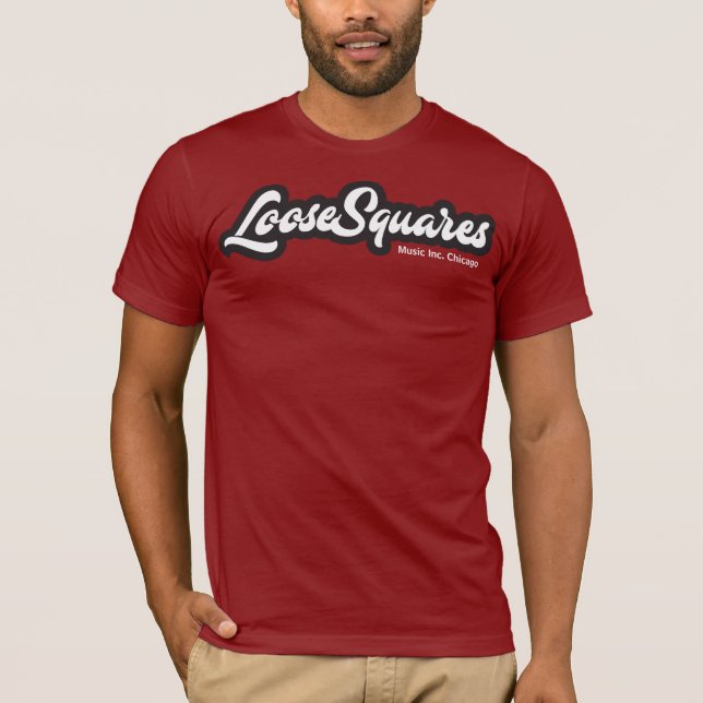 looseSquares White Logo Tees (Front)