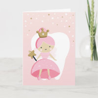 Loosing Tooth Greeting Card with Tooth Fairy