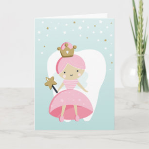 Loosing Tooth Greeting Card with Tooth Fairy