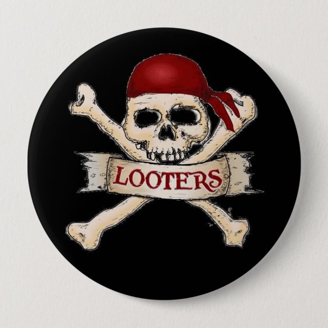Looter Flair!! 10 Cm Round Badge (Front)