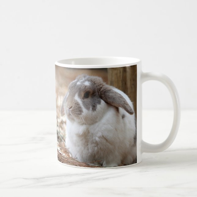 Lop-eared bunny coffee mug (Right)