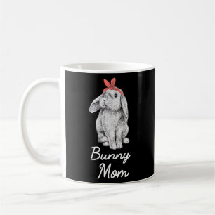 Lop Eared Bunny Rabbit Mum Drawing Coffee Mug