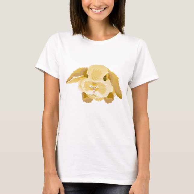 Lop Eared Bunny T-Shirt (Front)