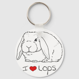 Lop Rabbit Key Ring
