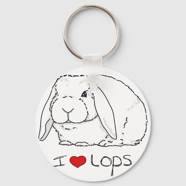 Lop Rabbit Key Ring (Front)