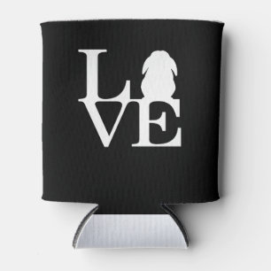 Lop Rabbit Lover I Love Bunnies Graphic Can Cooler