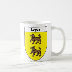 Lopez Coat of Arms/Family Crest Coffee Mug