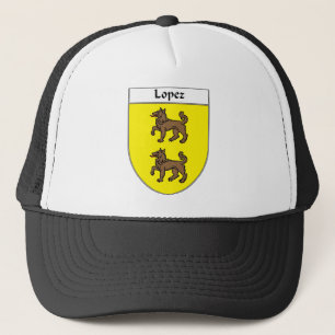 Lopez Coat of Arms/Family Crest Trucker Hat