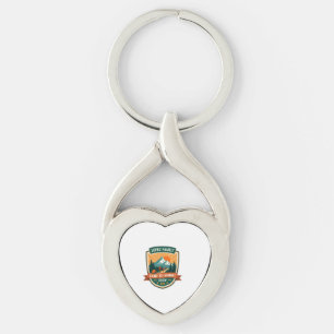 Lopez Family Camp-To-Summit Crew Vintage Hiking Ca Key Ring