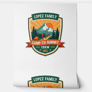 Lopez Family Camp-To-Summit Crew Vintage Hiking Ca Wallpaper