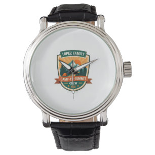 Lopez Family Camp-To-Summit Crew Vintage Hiking Ca Watch