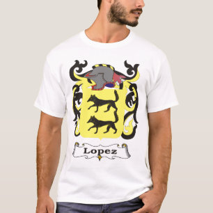 Lopez Family Coat of Arms T-shirt