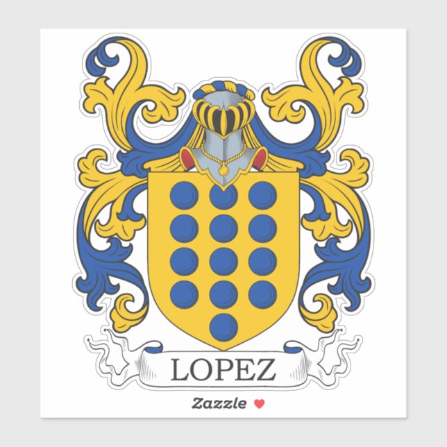 Lopez Family Crest (Sheet)