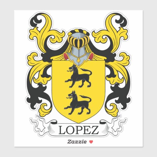 Lopez Family Crest (Sheet)