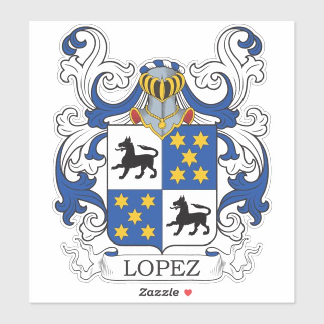 Lopez Family Crest (Sheet)