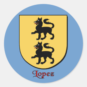 Lopez Family Shield Stickers