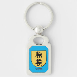 Lopez Historical Shield Key Ring