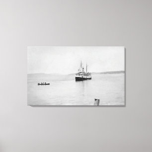 Lopez Island, WA - Rosalie Ferry San Juan Canvas Print