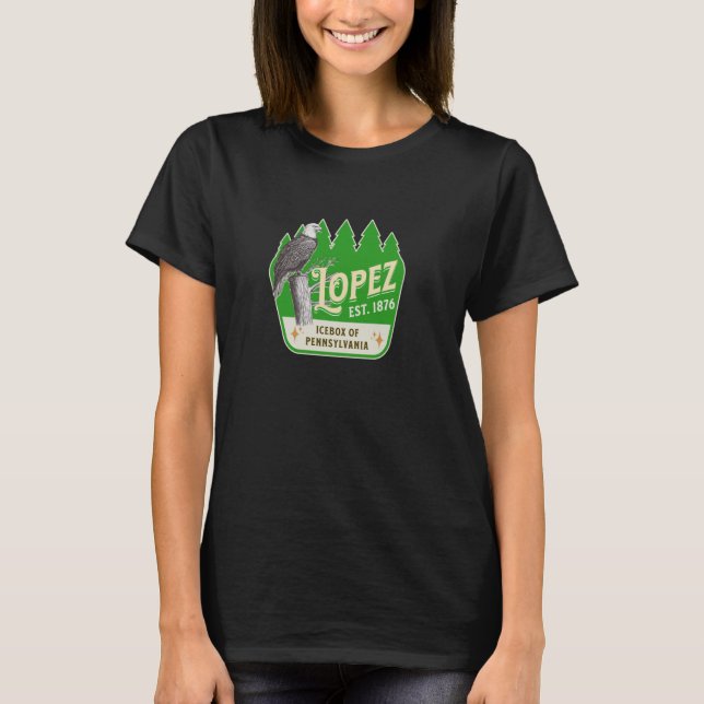 Lopez, PA Eagle 5 T-Shirt (Front)