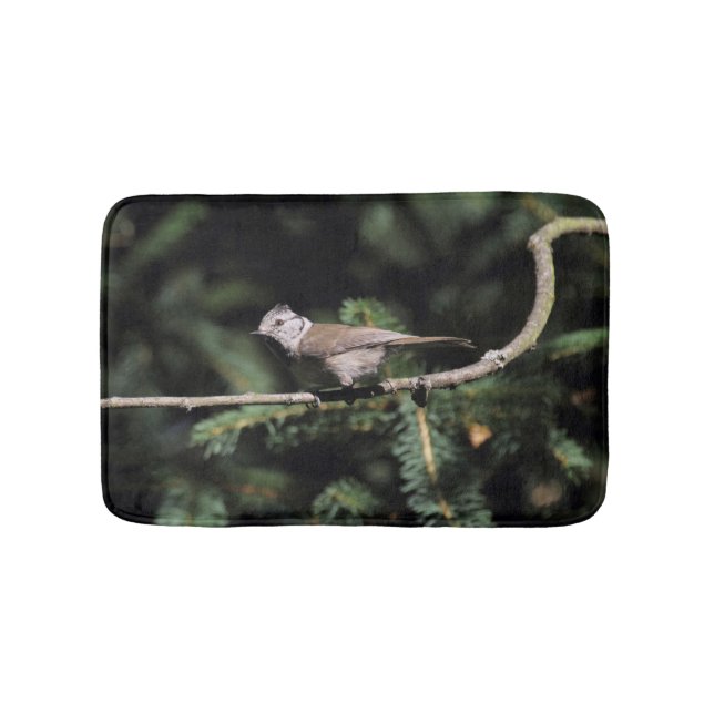 Lophophanes cristatus bath mat (Front)
