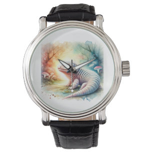 Lophostropheus in a Serene Watercolor Dream 060824 Watch