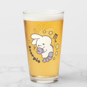Loppitokki Bunny Embracing Scorpio Zodiac Magic I Glass