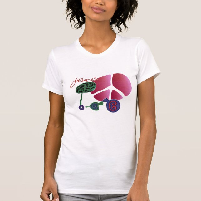 loppy pop peace T-Shirt (Front)