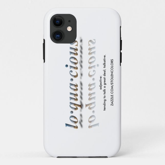 Loquacious Case-Mate iPhone Case (Back)