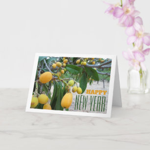 Loquat tree Portrait Card