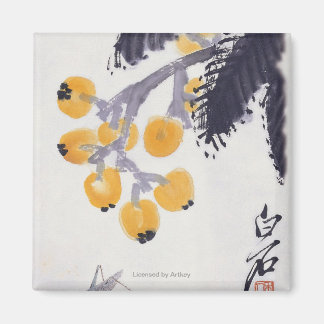 Loquats and a Grasshopper Magnet