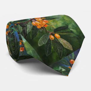 Loquats in April Spring Painting by Alfred Fox Tie