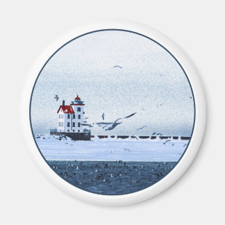 Lorain Lighthouse Magnet