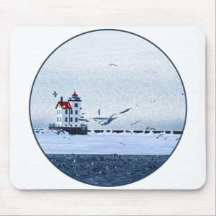 Lorain Lighthouse Mouse Mat