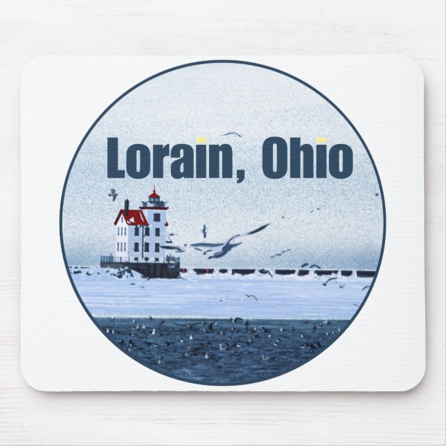 Lorain, Ohio Mouse Mat (Front)