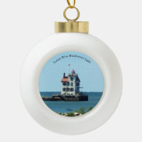 Lorain West Breakwater Light ornament