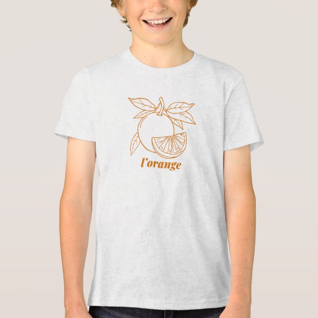 L'orange Tri-Blend Shirt (Front)